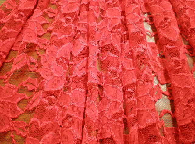 6.Red Romance Flower Lace